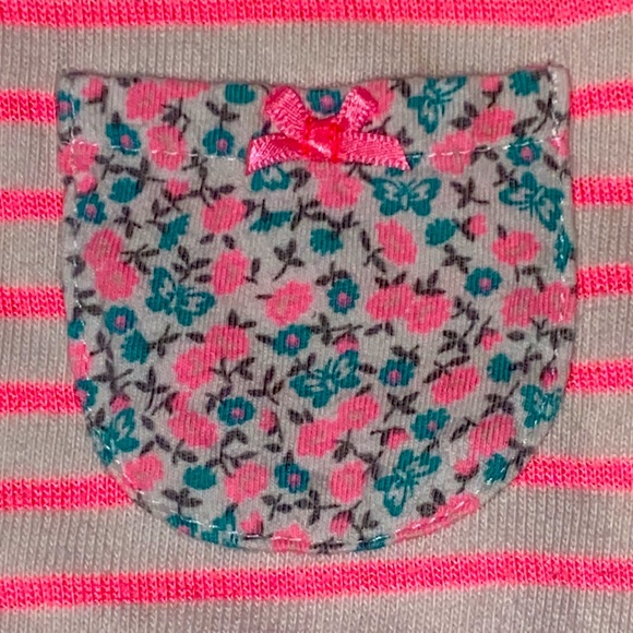 Baby Favorite Bodysuits Pink One Piece Carter’s Pink & White Stripes Hoodie Sz 1 - Picture 11 of 11